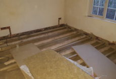 Strengthening And Levelling Wooden Floors In An 18th Century Property 20180204_165748